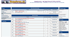 Desktop Screenshot of dewww.vespaforum.de